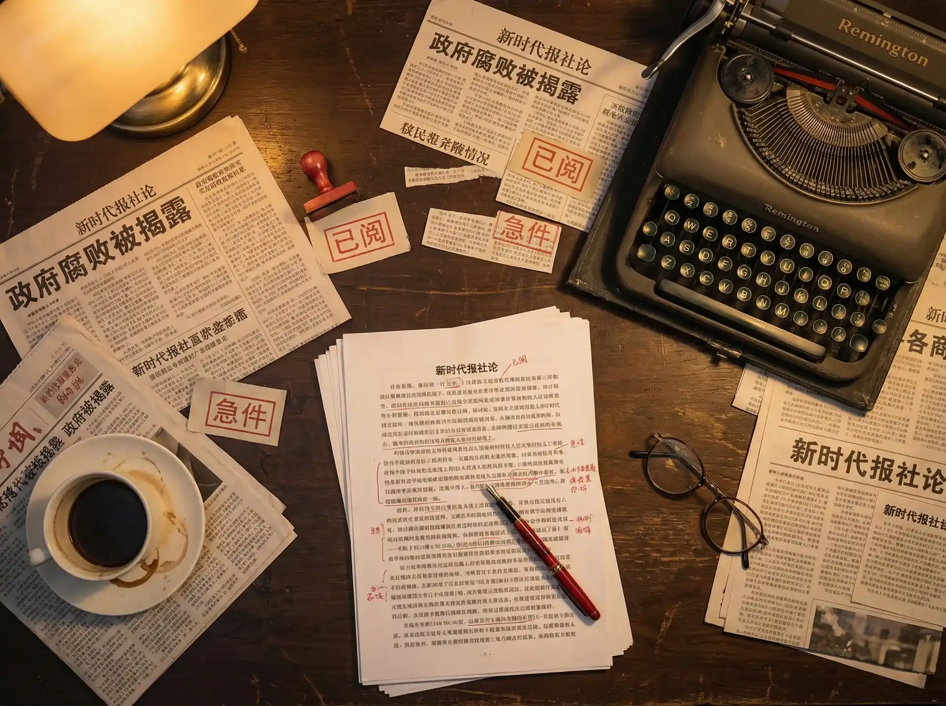 万利官网 - 报社编辑部工作场景
